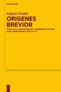 Origenes brevior_cover