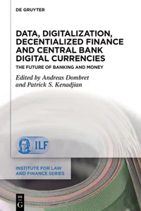 Data, Digitalization, Decentialized Finance and Central Bank Digital Currencies_cover