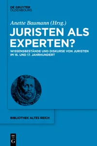 Juristen als Experten?_cover