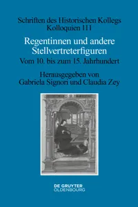 Regentinnen und andere Stellvertreterfiguren_cover