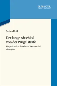 Der lange Abschied von der Prügelstrafe_cover