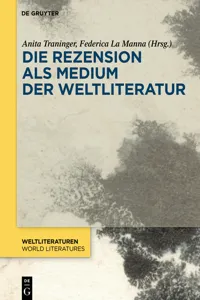 Die Rezension als Medium der Weltliteratur_cover