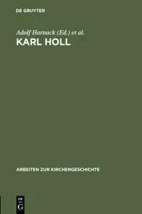 Karl Holl_cover