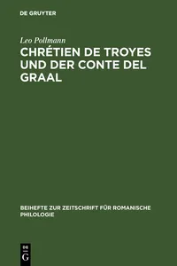 Chrétien de Troyes und der Conte del Graal_cover