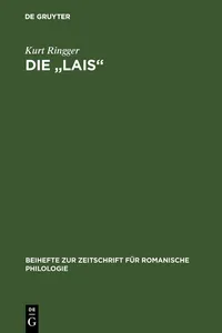 Die "Lais"_cover