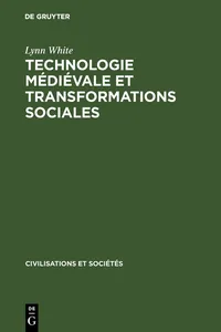 Technologie médiévale et transformations sociales_cover