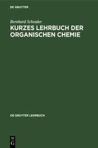 Kurzes Lehrbuch der organischen Chemie_cover