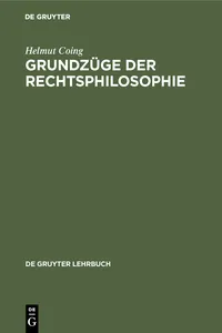 Grundzüge der Rechtsphilosophie_cover