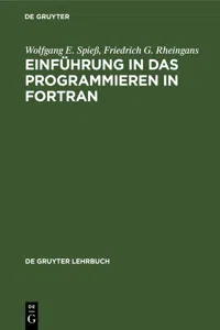 Einführung in das Programmieren in FORTRAN_cover