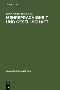 Mehrsprachigkeit und Gesellschaft_cover