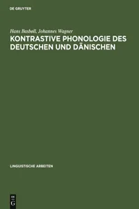 Kontrastive Phonologie des Deutschen und Dänischen_cover