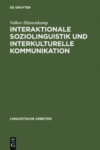 Interaktionale Soziolinguistik und Interkulturelle Kommunikation_cover