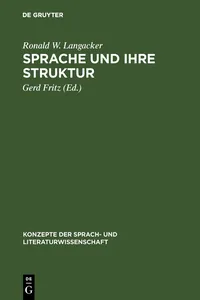 Sprache und ihre Struktur_cover