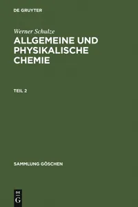 Allgemeine und physikalische Chemie. Teil 2_cover