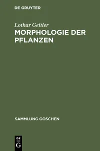 Morphologie der Pflanzen_cover