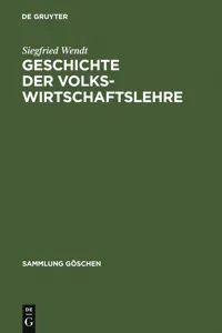 Geschichte der Volkswirtschaftslehre_cover