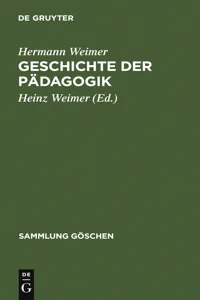 Geschichte der Pädagogik_cover