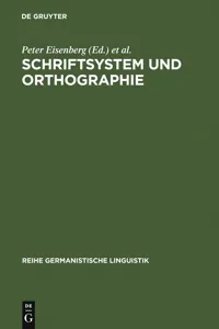 Schriftsystem und Orthographie_cover