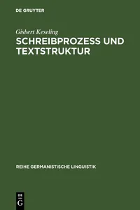 Schreibprozeß und Textstruktur_cover