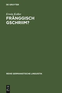 Fränggisch gschriim?_cover