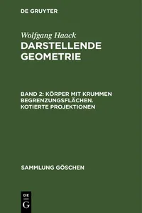 Körper mit krummen Begrenzungsflächen. Kotierte Projektionen_cover