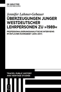 Überzeugungen junger westdeutscher Lehrpersonen zu "1989"_cover