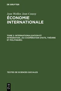 Internationalisation et intégration...ou coopération_cover