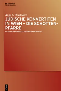 Jüdische Konvertiten in Wien – die Schottenpfarre_cover