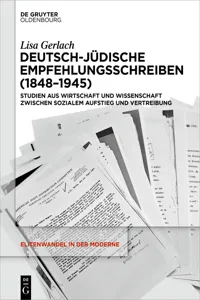 Deutsch-jüdische Empfehlungsschreiben (1848–1945)_cover