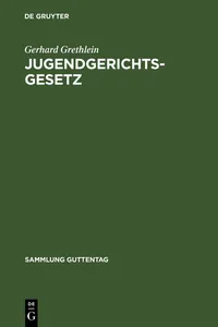 Jugendgerichtsgesetz_cover