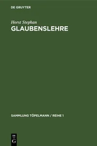 Glaubenslehre_cover