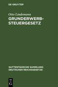 Grunderwerbsteuergesetz_cover