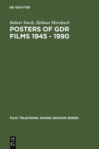 Posters of GDR films 1945 - 1990_cover