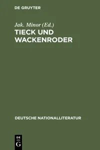 Tieck und Wackenroder_cover