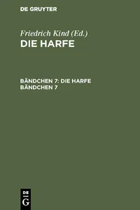 Die Harfe. Bändchen 7_cover