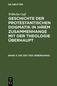 Die Zeit des Uebergangs_cover