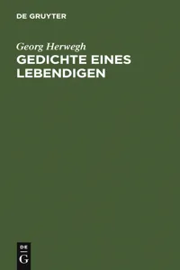 Gedichte eines Lebendigen_cover