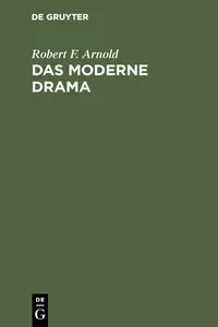 Das moderne Drama_cover