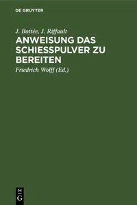 Anweisung das Schießpulver zu bereiten_cover