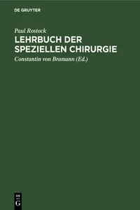 Lehrbuch der speziellen Chirurgie_cover