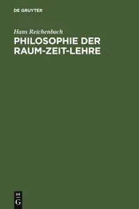 Philosophie der Raum-Zeit-Lehre_cover