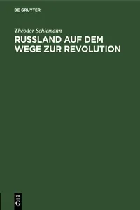 Russland auf dem Wege zur Revolution_cover