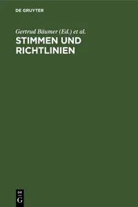 Stimmen und Richtlinien_cover