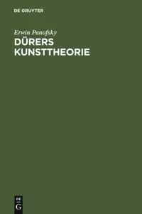 Dürers Kunsttheorie_cover