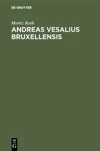 Andreas Vesalius Bruxellensis_cover