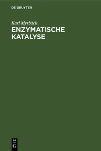 Enzymatische Katalyse_cover