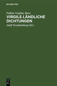 Virgils ländliche Dichtungen_cover