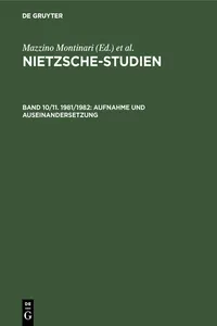 Aufnahme und Auseinandersetzung_cover