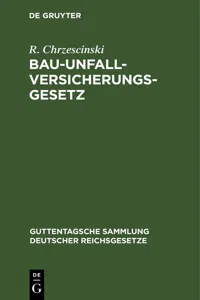 Bau-Unfallversicherungsgesetz_cover