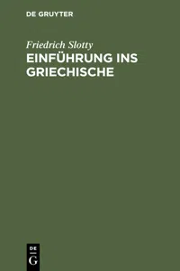 Einführung ins Griechische_cover